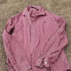 Polo by Ralph Lauren Red Gingham Men's Shirt